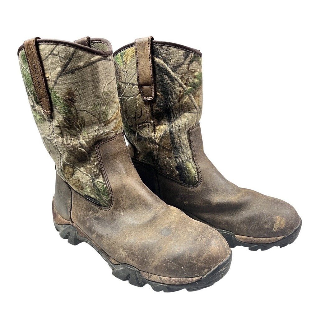 Wolverine Men's Coyote Insulated camouflage/brown Hunting Boots 9M Waterproof